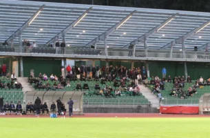Prenovljeni tribuni na stadionu Portoval v Novem mestu